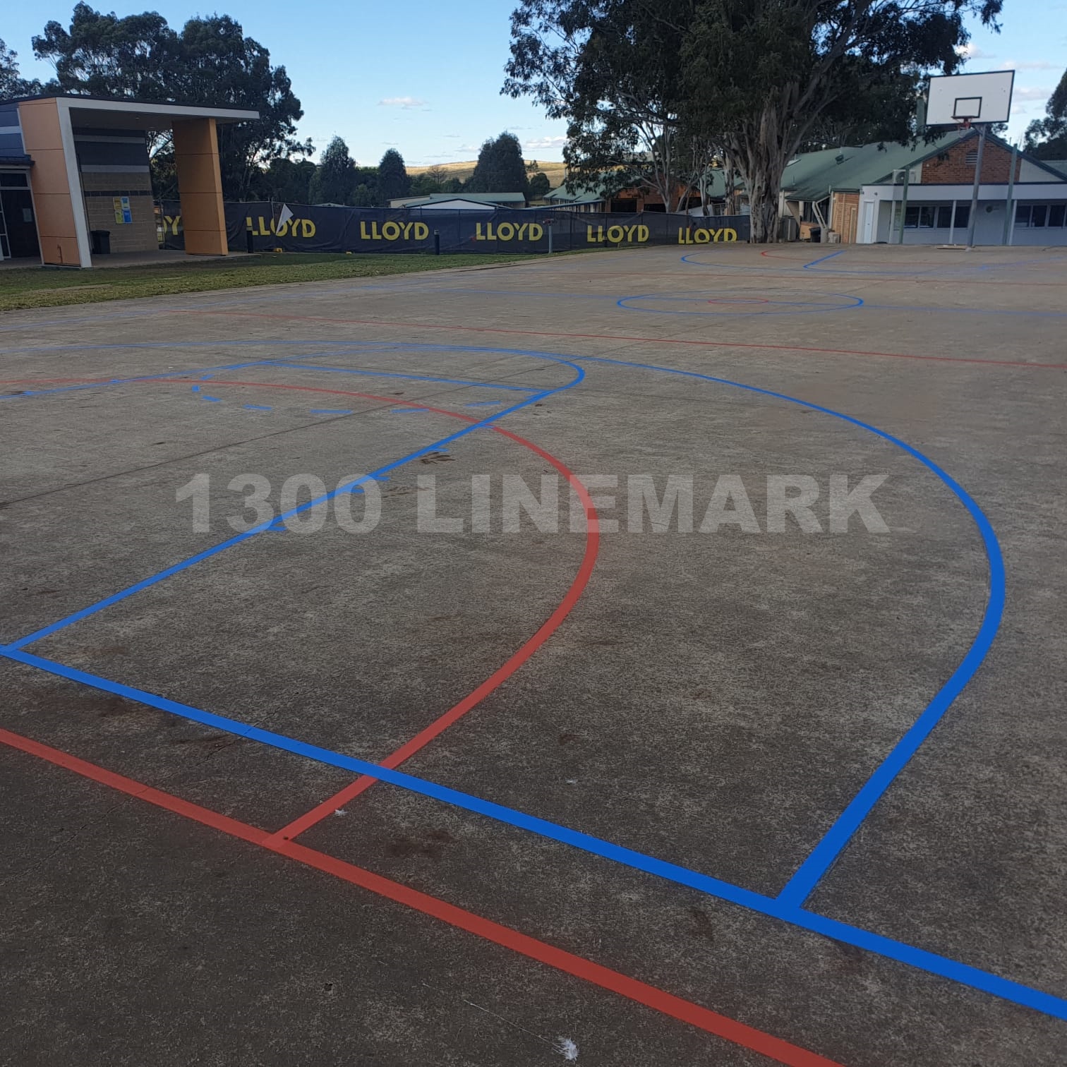 Special events basketball court